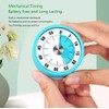 JUMOUR 60-Minute Visual Timer, Blue, Magnetic, Countdown Timer for Kids