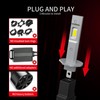 FANTELI H1 LED Bulb Interior Light, 34000LM 800% Brighter 1:1