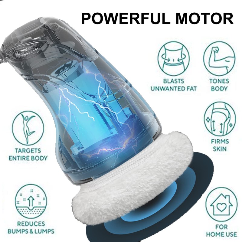 Body Sculpting Machine Electric Cellulite Massager 6 Pads, Handheld Full