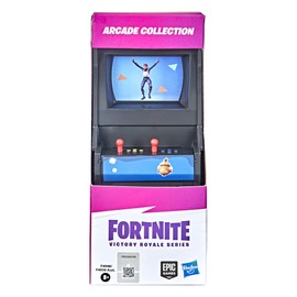 Fortnite Victory Royale Series Arcade Collection Orange Arcade Machine Collectible Toy with Accessories - Ages 8 and Up, 6-inch