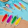 Arrowbash 8 Pcs Kokanee Dodger Fishing Teardrop Dodgers Flashers for