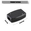 2Pcs Black 3 Terminal Electrical Cable Junction Box 13amp 250v