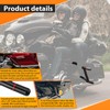 Mofun Touring SaddleBag Guard Compatible with Harley, Rear Crash Bar