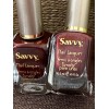 SAVVY 2 Pack SAVVY NAIL POLISH LACQUER MERLOT
