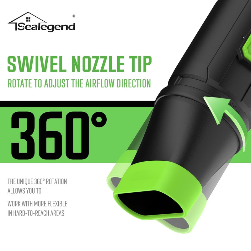 Sealegend Car Drying Nozzle Compatible with EGO Leaf Blower Models