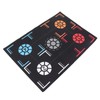 EIMSOAH Black Rubber Basketball Training Mat, Mute Point Reminder for