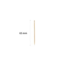 FRANZ MENSCH Pack of 20 NatureStar Organic Toothpicks, Individually Packed in Film, Bamboo, Natural, Length: 6.5 cm, Diameter: 0.2 cm, Toothpicks, Disposable Appetizer Skewers, Sticks