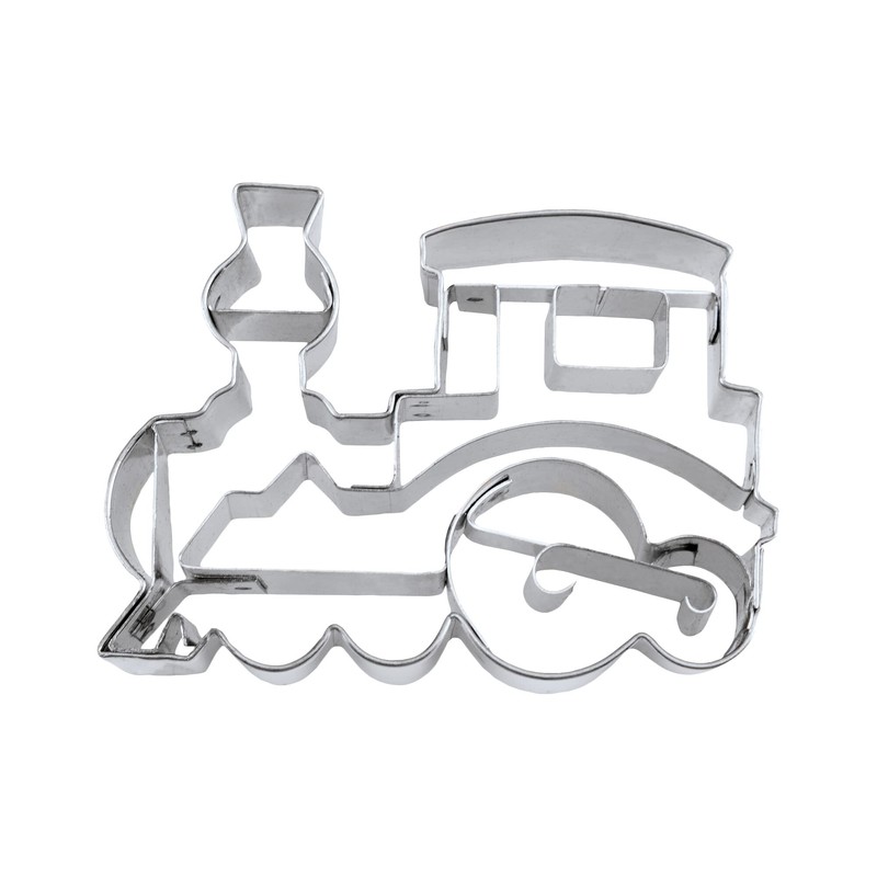 Staedter Locomotive Cookie Cutter, 8 cm, Stainless Steel, 30 x