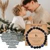 Dad Christmas Gifts from Daughter Father Bracelets for Men Thank