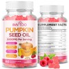 BVIVLOO Pumpkin Seed Oil Gummies with Saw Palmetto, Organic Pumpkin