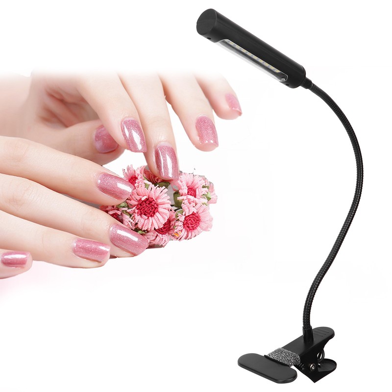 LED Clip On Light Eye Protection Tattoo Makeup USB Charging