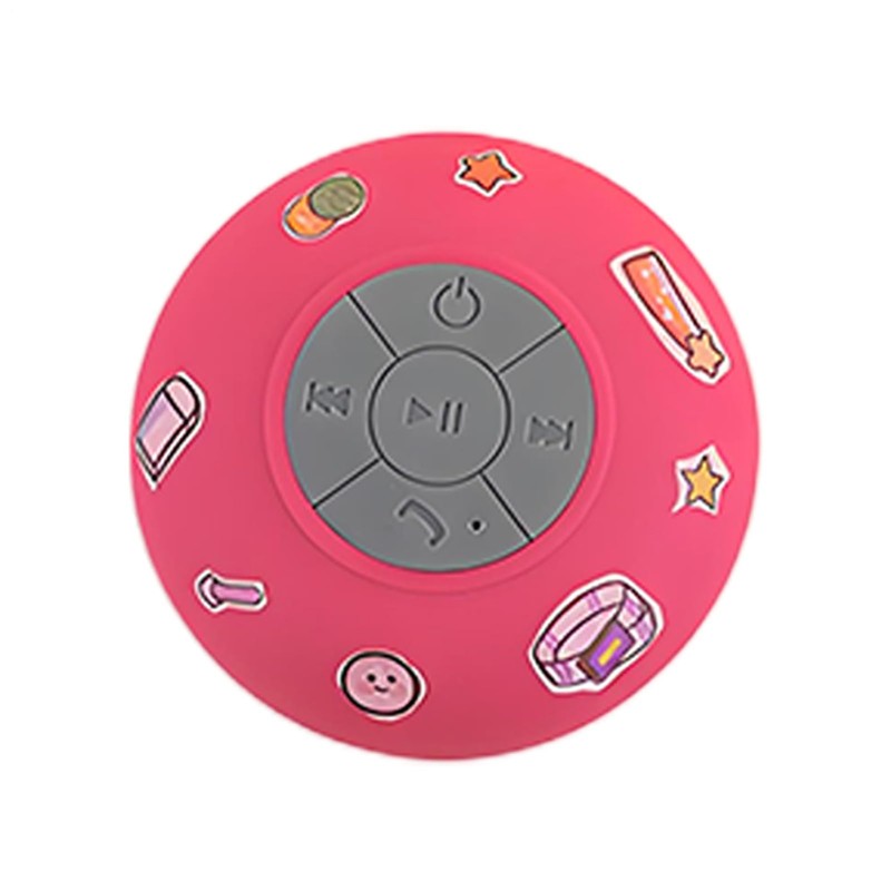 Wireless Speaker | Bathroom Speaker,Water-Resistant Wireless Suction Cup Outdoor Shower