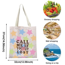 AATOP Rapper t-Creator Tote Bag Pop Music Lover Gift Hip Hop Themed Shopping Bag (CALL ME tote 2U)