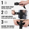 CEJAS 2 Piece Suitcase Strap, Robust Canvas Travel Strap Set,