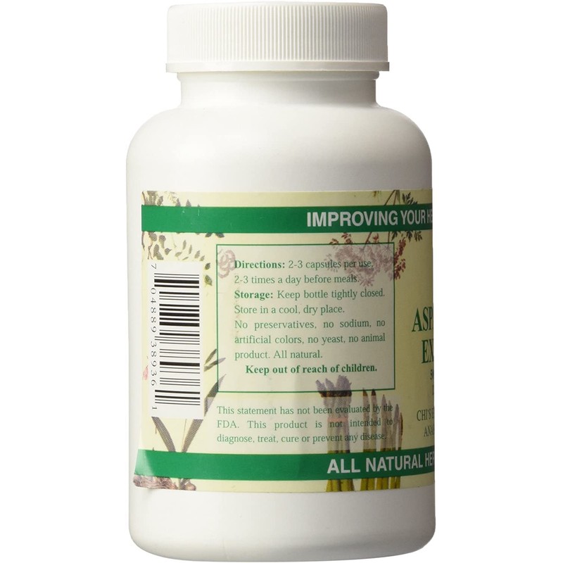 Chi’s Enterprise 120 Caps Asparagus Extract , Skin and Health