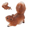 Squirrel Garden Decor Outside Funny Resin Statue Courtyard Balcony Outdoor