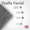 GILA Toalla Facial de Algodón Hipoalergénico Essentials I Paquete de