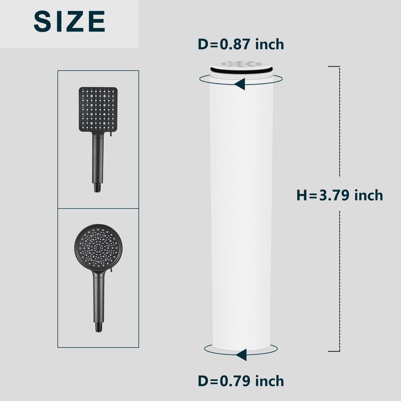 Molgoc Water Fiter for Shower Head Filter,Compatible Cobbe Shower Head