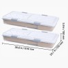 20.1 X 5.9 Inch Underbed Containers Gray Latch Ro Shoes