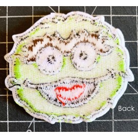 Unbranded Sesame Street: Oscar The Grouch Embroidered Iron-on Patch