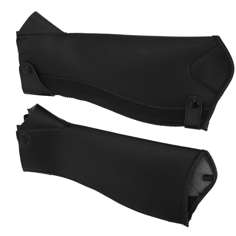 Super Fiber PU Leather Half Chap Horse Riding Body Protector