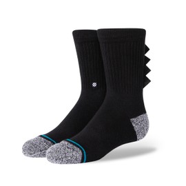 Stance Crew Socks - Dino Day, Black, Large, black