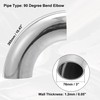X AUTOHAUX 1Pcs OD 3 Inch 90 Degree Mandrel Bend
