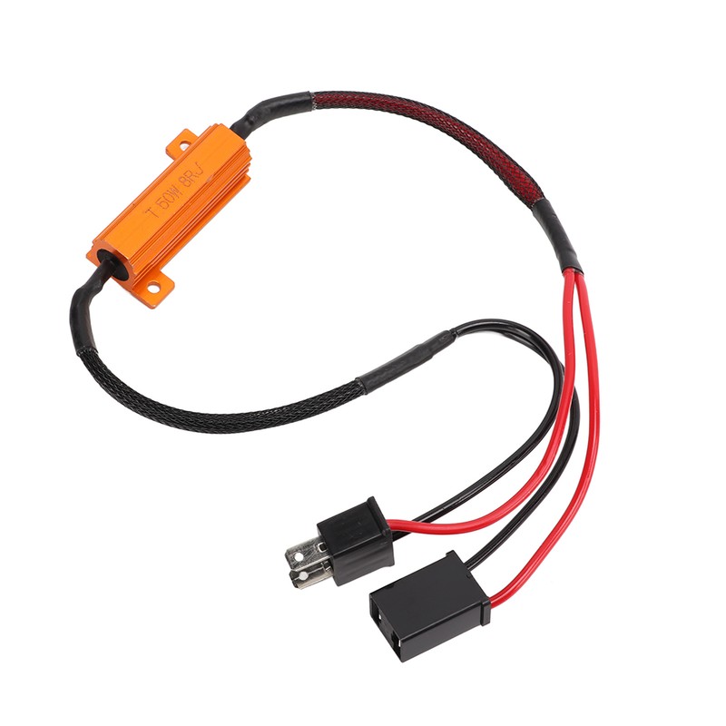 LED Decoder H7 Aluminum Housing Single Resistance Wire LED Headlight