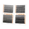 Cluster Lashes D Curl 640pcs Individual Eyelashes Natural Look 10-16