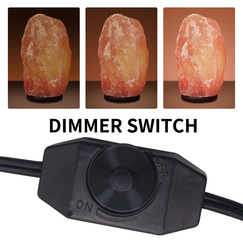 LCMLA Salt Lamp Cord with 6 Pcs 15W Bulbs 5