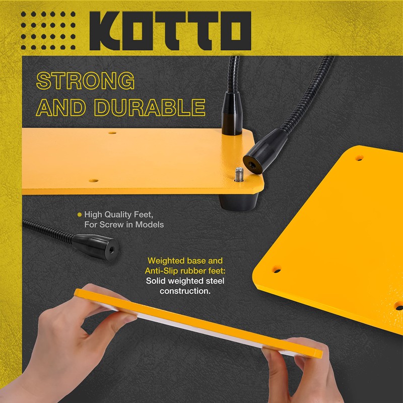 KOTTO Helping Hands Soldering, Third Hand Soldering Tool PCB Holder