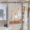 Supopular Reusable Heavy Duty Suction Cup Hooks for Kitchen/Bathroom/Shower -