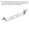sourcing map 1 Set Ceiling Light Plate Kit 97 x