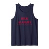 Belk Alabama Coordinates Souvenir Tank Top