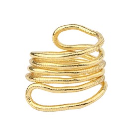 GAUEIOUR Bendable Snake Necklace,Flexible Multi-purpose Necklace Flexible Twist Jewelry for Womens Birthday Gifts,Adjustable Necklace,Alloy Necklace (Gold)
