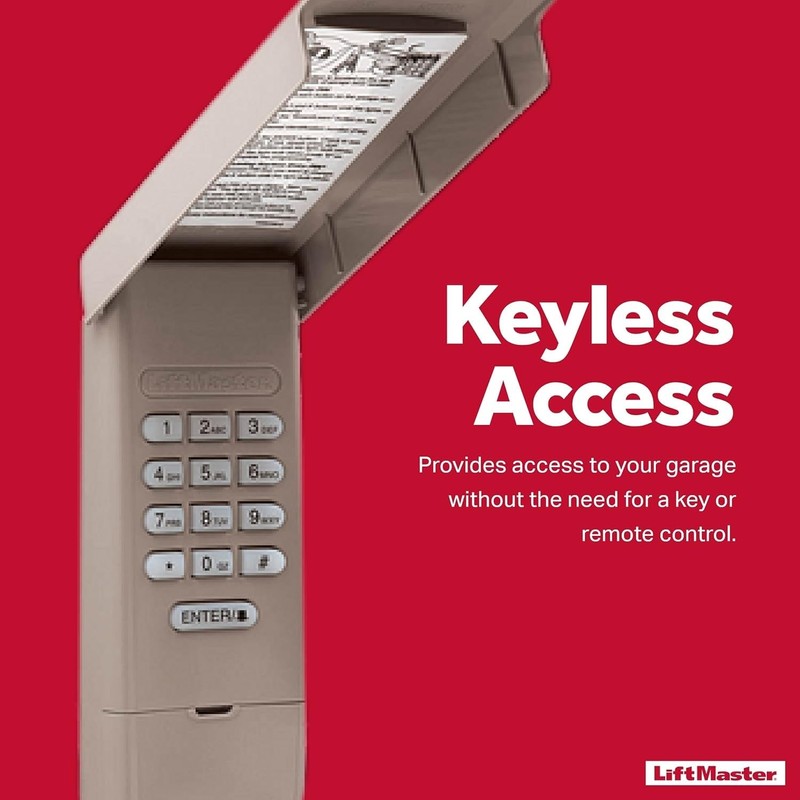 LiftMaster 877LM Wireless and Keyless Entry Keypad for Garage Door