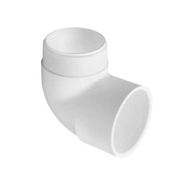 Spears 410-102 PVC Schedule 40 Fittings 90 Degree Street Elbow