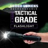 LitezAll Kodiak Kiran 10,000 Lumen Tactical Flashlight, Ultra Bright Rechargeable
