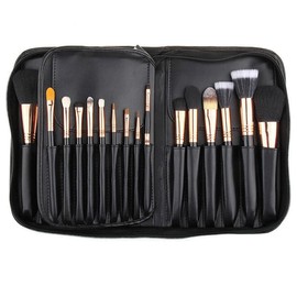 Juego de 29 brochas maquillaje, juego completo belleza for sombra ojos en polvo                                                                       