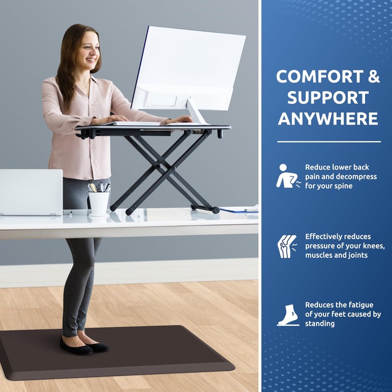 KitchenClouds KitchenClouds Kitchen Mat Cushioned Anti Fatigue Rug 20"x32" Waterproof,