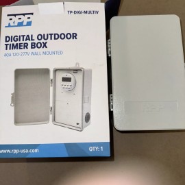 AMP Digital Outdoor Timer Box 40amp 120/277 Indoor/outdoor N3R  120/208/240/27