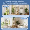 HITNET Bamboo Shelf, 6-Tier Adjustable Tall Open Bookcase, Bathroom Storage