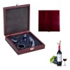 Juego De Vino Caja De Madera Sacacorchos Termómetro Etc
