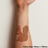 Azeeda 'Eichhörnchen mit Eichel' Temporäres Tattoo - Hautfreundlicher & Ungiftiger