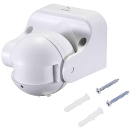 Renkforce 1362991 Aufputz, Aufbau, Wand HF-Bewegungsmelder 180° Relais white IP44