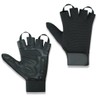 Leather Palm Wheelchair Gloves, Half Fingers with Full Thumb Disability,