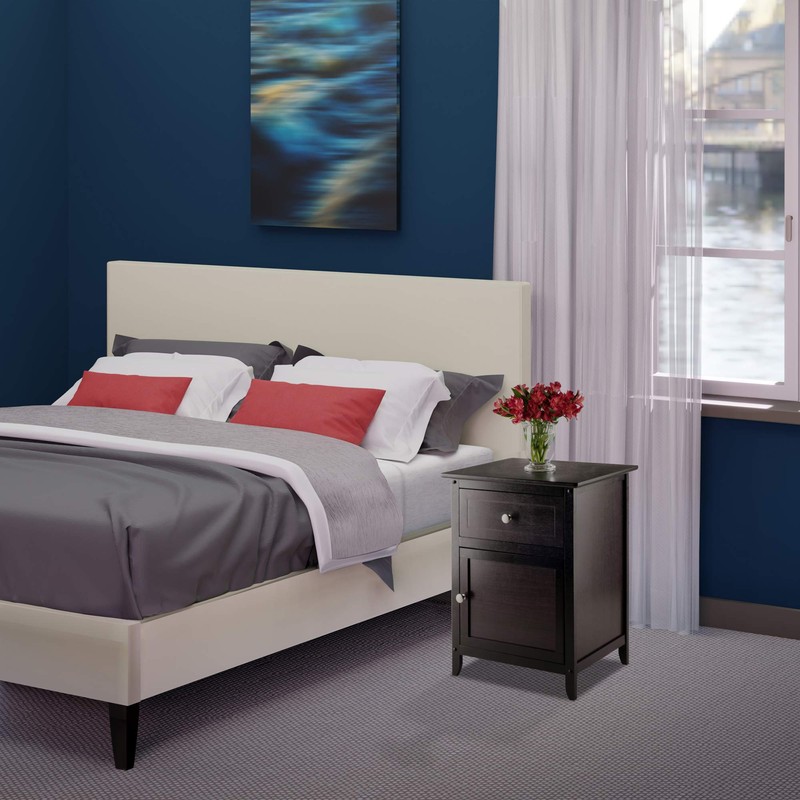 Winsome Eugene Accent Table, 18.90"W x 14.96"D x 25"H, Espresso