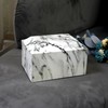 MAKEY'S White Classic Cultured Marble Cremation Urn for Human Ashes
