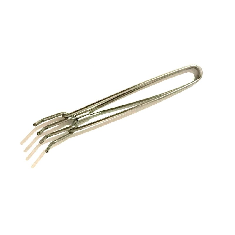 Pakkad - Pinzas de acero inoxidable para servir alimentos Pakkad