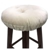Augld Bar Stool Cushion Soft Velvet Padded Round Stool Cover